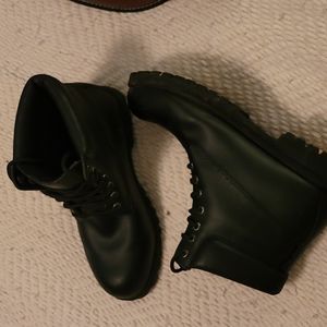 Black Boots size 13 wide